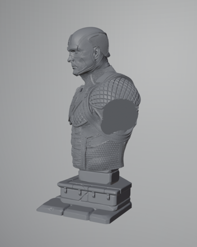 Captain America Secret Empire Bust 3D Print 485908