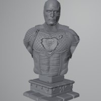 Small Captain America Hydra Bust 3D Printing 485909