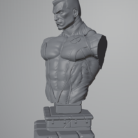 Small Colossus X-Men Bust 3D Printing 485922