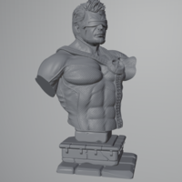 Small Cyclops X-Men Bust 3D Printing 485927