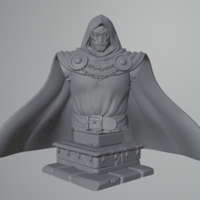 Small Dr Doom Bust 3D Printing 485942