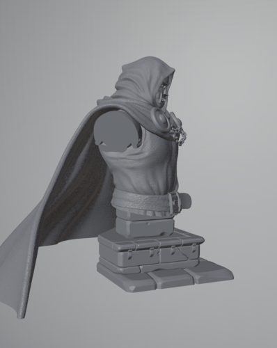 Dr Doom Bust 3D Print 485946