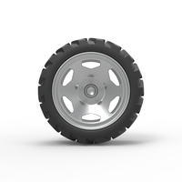 Diecast Demolition derby rear wheel Scale 1:25 - Thumbnail 5