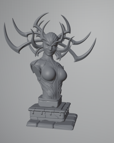 Hela Bust 3D Print 485978