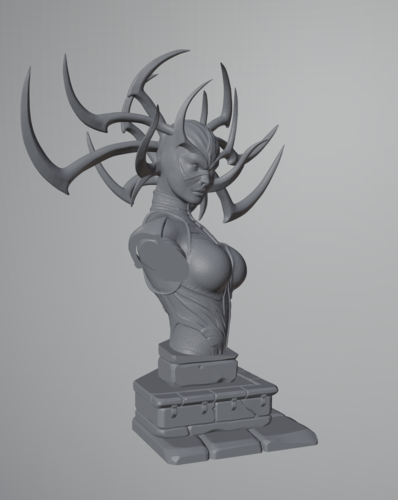 Hela Bust 3D Print 485979