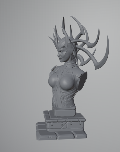 Hela Bust 3D Print 485980