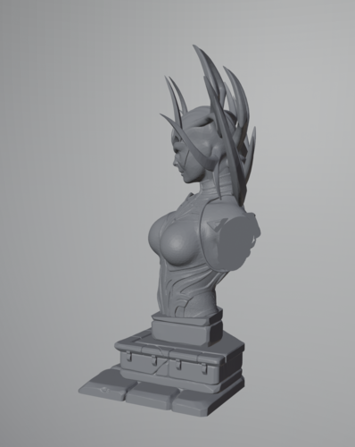 Hela Bust 3D Print 485981