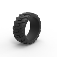 Diecast Demolition derby rear tire Scale 1:25 - Thumbnail 2