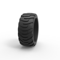 Diecast Demolition derby rear tire Scale 1:25 - Thumbnail 3