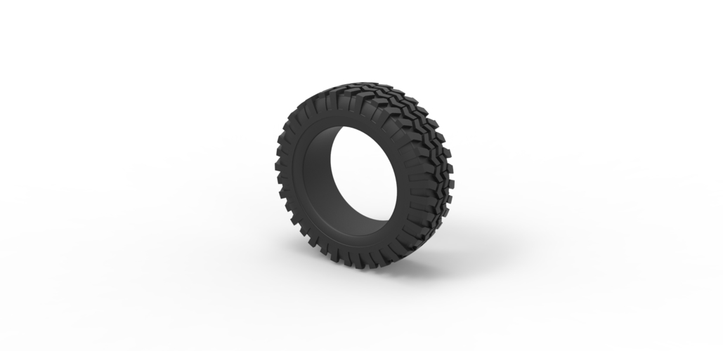 Diecast Interco the origial swamper tire Scale 1:25 3D Print 486003