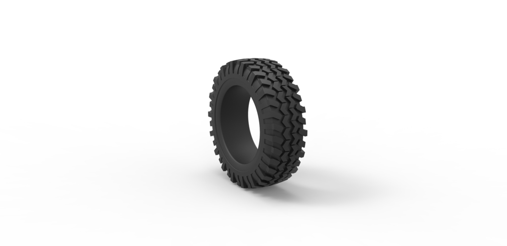 Diecast Interco the origial swamper tire Scale 1:25 3D Print 486004