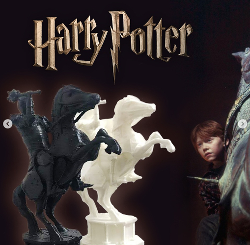 Harry Potter - Chess Figure Set 3D model 3D printable