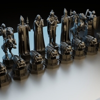 Harry Potter - Chess Wizarding Figure 3D print model - Thumbnail 4