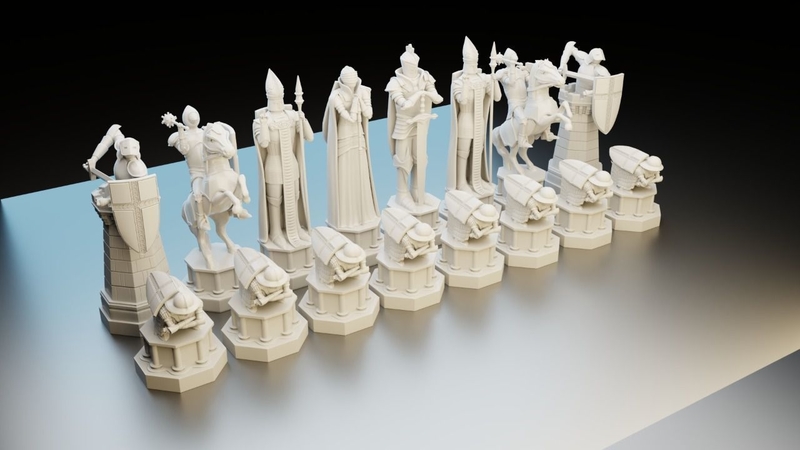Harry Potter - Chess Wizarding Figure 3D print model