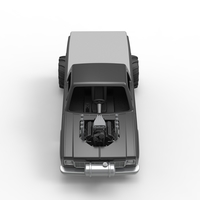 Diecast old school pulling truck 2wd Scale 1:25 - Thumbnail 5