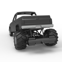 Diecast old school pulling truck 2wd Scale 1:25 - Thumbnail 11