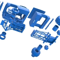 Diecast old school pulling truck 2wd Scale 1:25 - Thumbnail 16