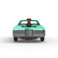 Diecast Pulling truck 2wd with Car shell Scale 1:25 - Thumbnail 6