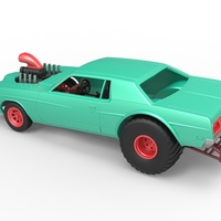 Diecast Pulling truck 2wd with Car shell Scale 1:25 - Thumbnail 10