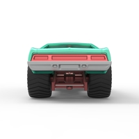 Diecast Pulling truck 2wd with Car shell Scale 1:25 - Thumbnail 13