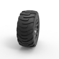 Diecast Demolition derby rear wheel 2 Scale 1:25 - Thumbnail 3