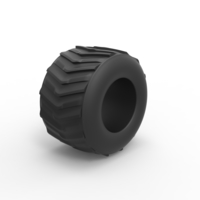 Diecast Pulling truck tire 2 Scale 1:25 - Thumbnail 2