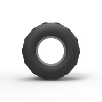 Diecast Pulling truck tire 2 Scale 1:25 - Thumbnail 5