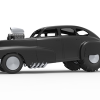 Diecast old school pulling truck 2wd with Car shell 1:25 - Thumbnail 2