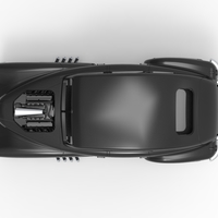 Diecast old school pulling truck 2wd with Car shell 1:25 - Thumbnail 10