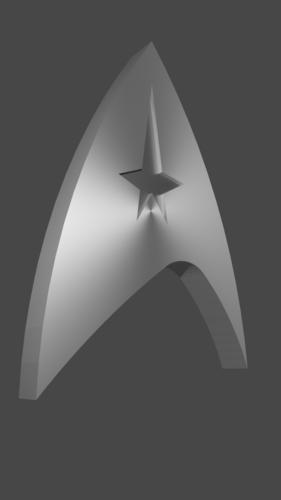 Star Trek TOS Enterprise Logo 3D Print 486218