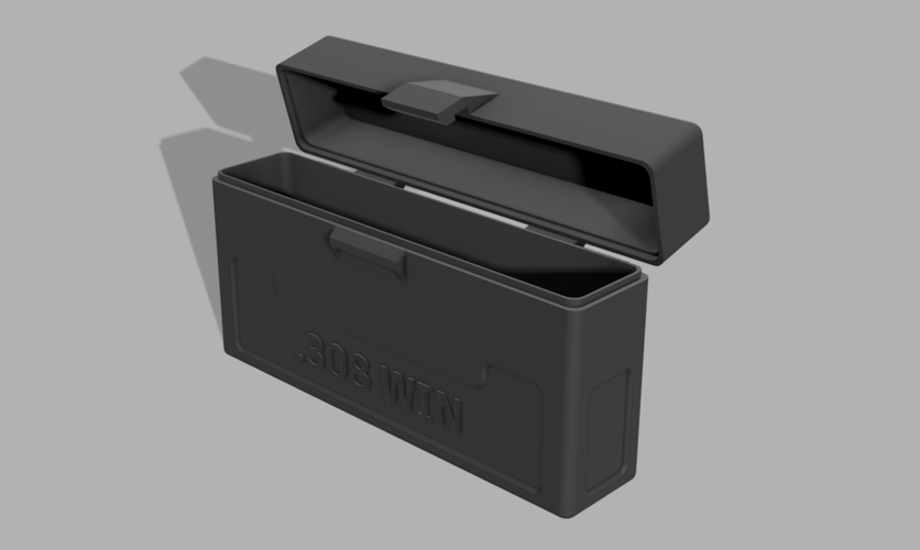 3D Printed Boite à munitions / Ammunition box .308 x20 Longue by Jesse ...