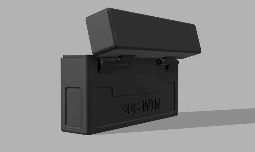 3D Printed Boite à munitions / Ammunition box .308 x20 Longue by Jesse ...