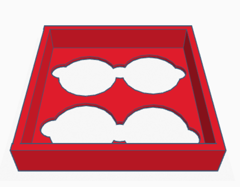 Box to transport cupcakes