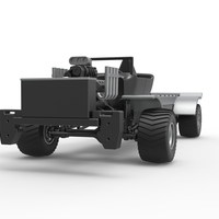 Diecast pulling truck 4wd naked Scale 1:25 - Thumbnail 5