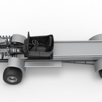 Diecast pulling truck 4wd naked Scale 1:25 - Thumbnail 9