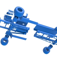 Diecast pulling truck 4wd naked Scale 1:25 - Thumbnail 17