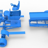 Diecast pulling truck 4wd naked Scale 1:25 - Thumbnail 20