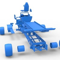 Diecast pulling truck 4wd naked Scale 1:25 - Thumbnail 22