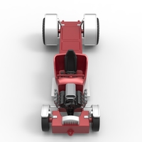 Diecast pulling truck 2wd Hot rod Scale 1:25 - Thumbnail 5