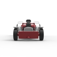 Diecast pulling truck 2wd Hot rod Scale 1:25 - Thumbnail 6