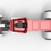 Diecast pulling truck 2wd Hot rod Scale 1:25 - Thumbnail 9