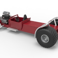 Diecast pulling truck 2wd Hot rod Scale 1:25 - Thumbnail 10