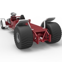 Diecast pulling truck 2wd Hot rod Scale 1:25 - Thumbnail 11