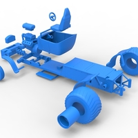 Diecast pulling truck 2wd Hot rod Scale 1:25 - Thumbnail 20