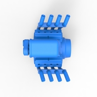 Diecast engine V8 for Hot rod Scale 1:25 - Thumbnail 8