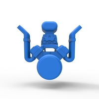 Diecast engine V8 for Hot rod Scale 1:25 - Thumbnail 11