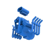 Diecast engine V8 for Hot rod Scale 1:25 - Thumbnail 13