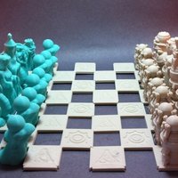 Robots Versus Wizards Chess Set - Thumbnail 2