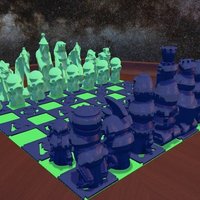 Robots Versus Wizards Chess Set - Thumbnail 3