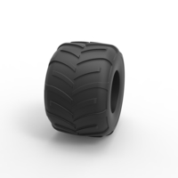 Diecast Monster Jam tire Scale 1:25 - Thumbnail 3